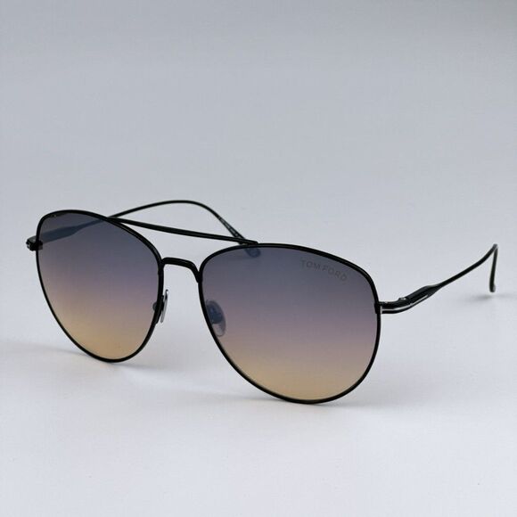 NEW Tom Ford FT0784/S Milla 01C Black Gradient Mirror Pilot Unisex Sunglasses - Picture 7 of 13